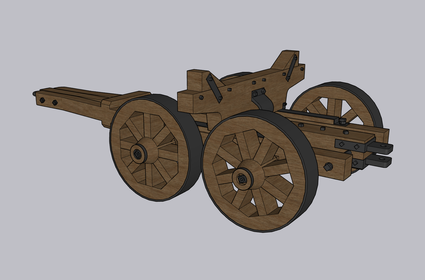 Lindsey Eight Wheel Logging Wagon