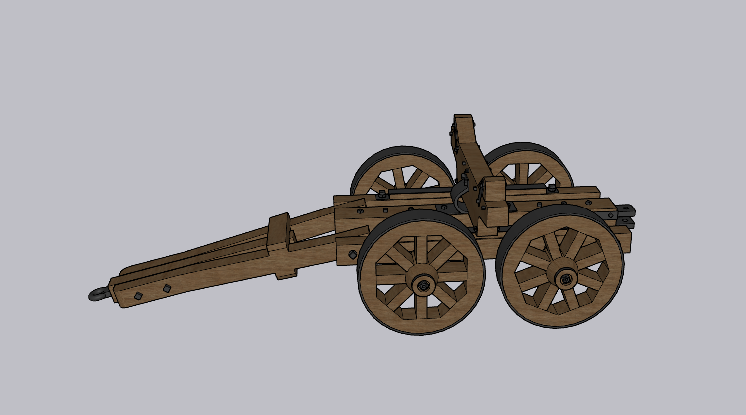 Lindsey Eight Wheel Logging Wagon