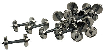 Walthers Proto 2303 HO Scale 36" Turned Metal RP-25 Wheelsets -- With Plastic Axles pkg(12)
