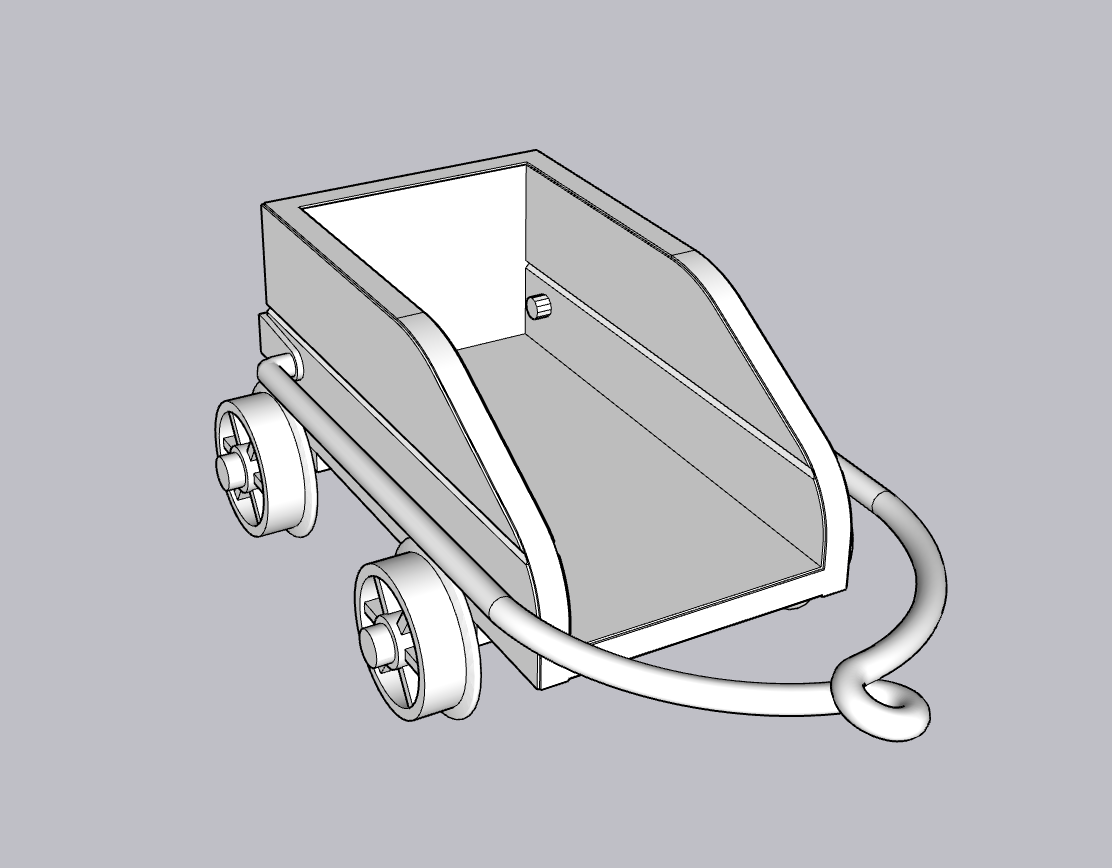 Wooden Mine Skip – 3Dp Train