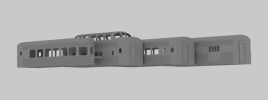 SSD-0005 Rokuhan Shorty Railcar Set