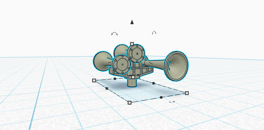 S Scale 3 chime airhorn