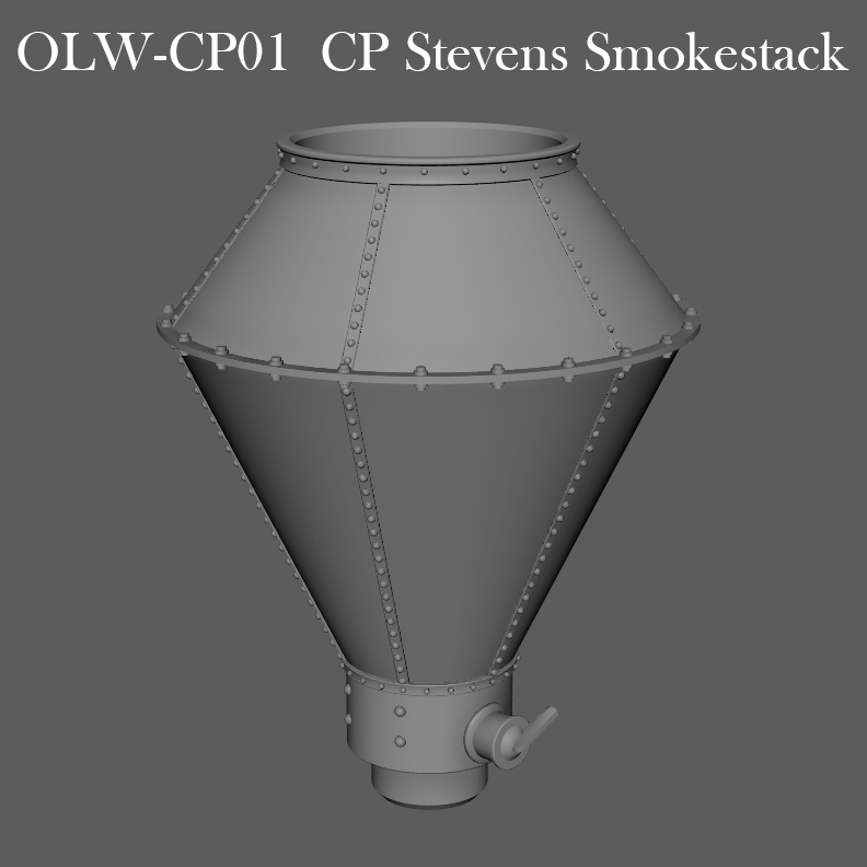 1880s Central Pacific / Stevens Style Smokestack