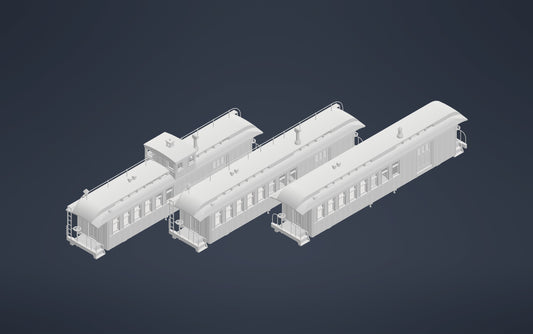 D&RGW 212 / 215 Combine / Pagosa Combine (Drovers Caboose)