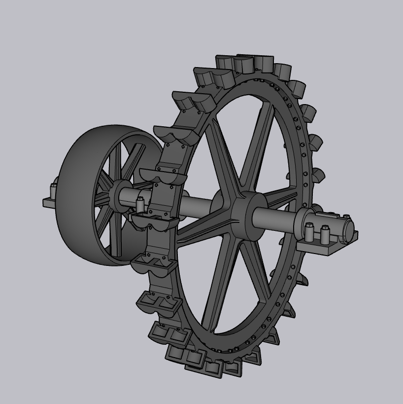 6' Pelton Water Wheel