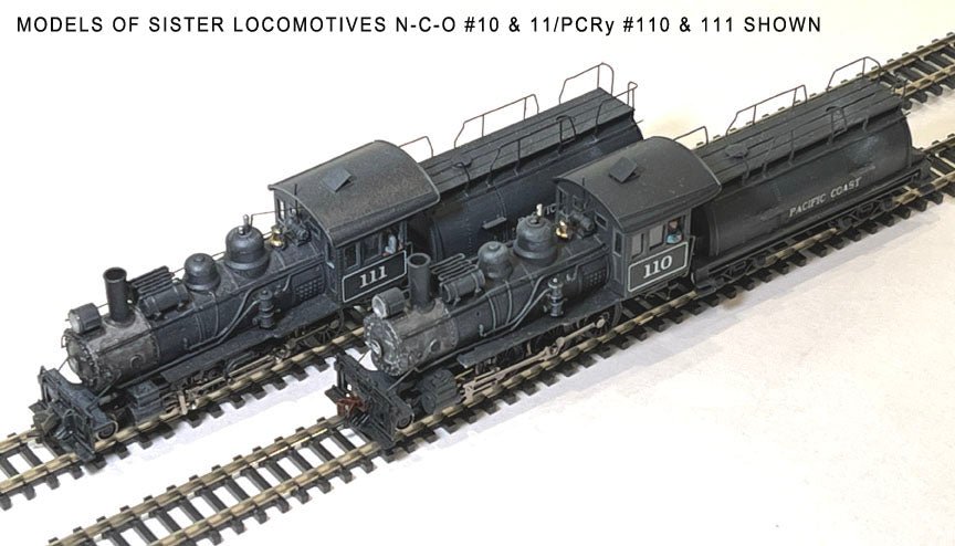 SOUTHERN PACIFIC NARROW-GAUGE LOCOMOTIVES 8, 9 or 18 – TTn3 – 3Dp