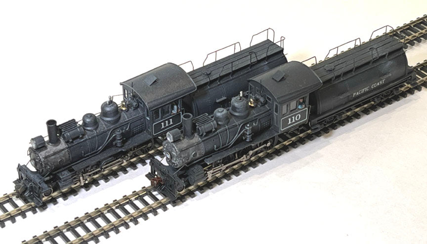 PACIFIC COAST RAILWAY LOCOMOTIVE 110 or 111 – TTn3