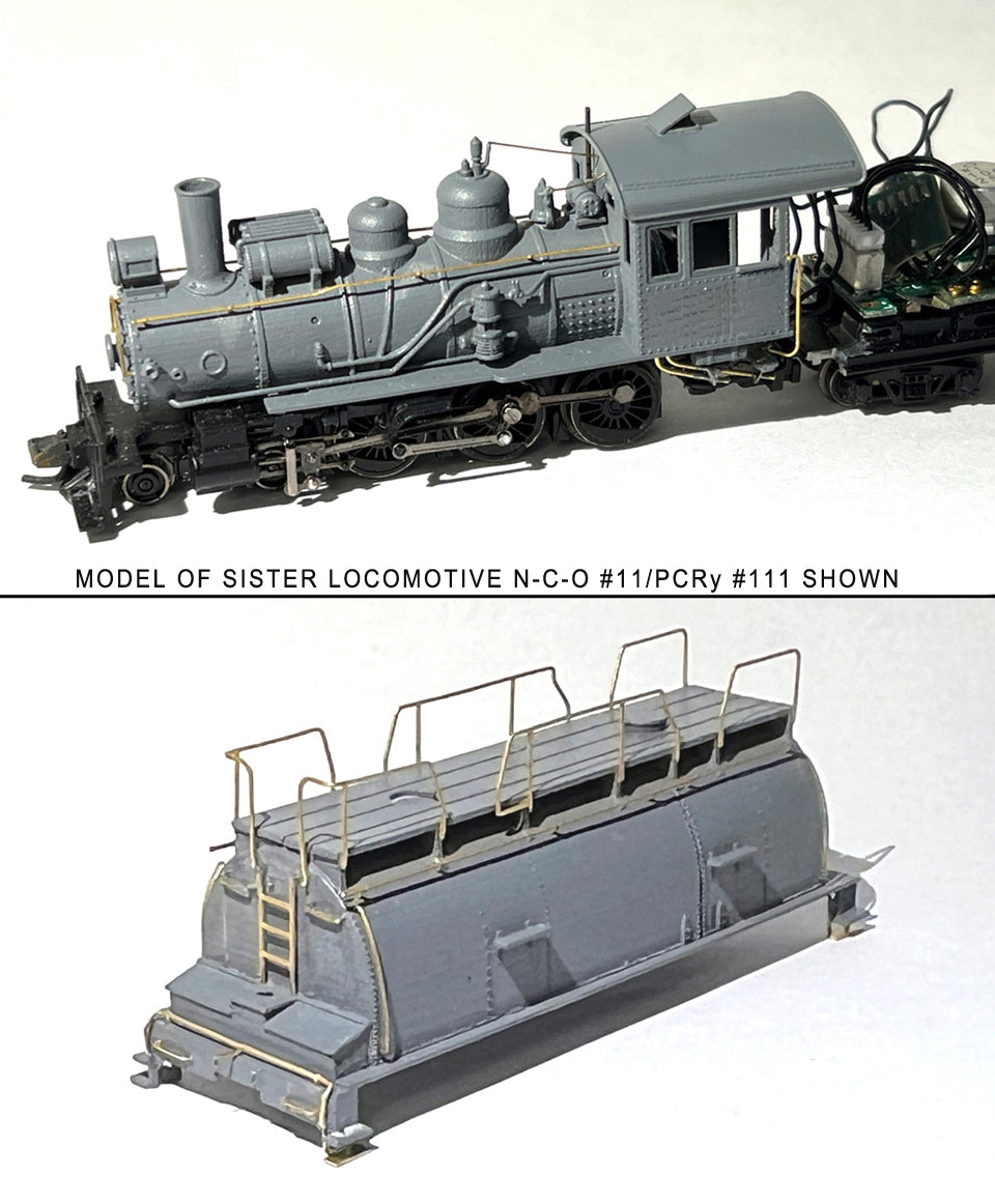 SOUTHERN PACIFIC NARROW-GAUGE LOCOMOTIVES 8, 9 or 18 – TTn3 – 3Dp