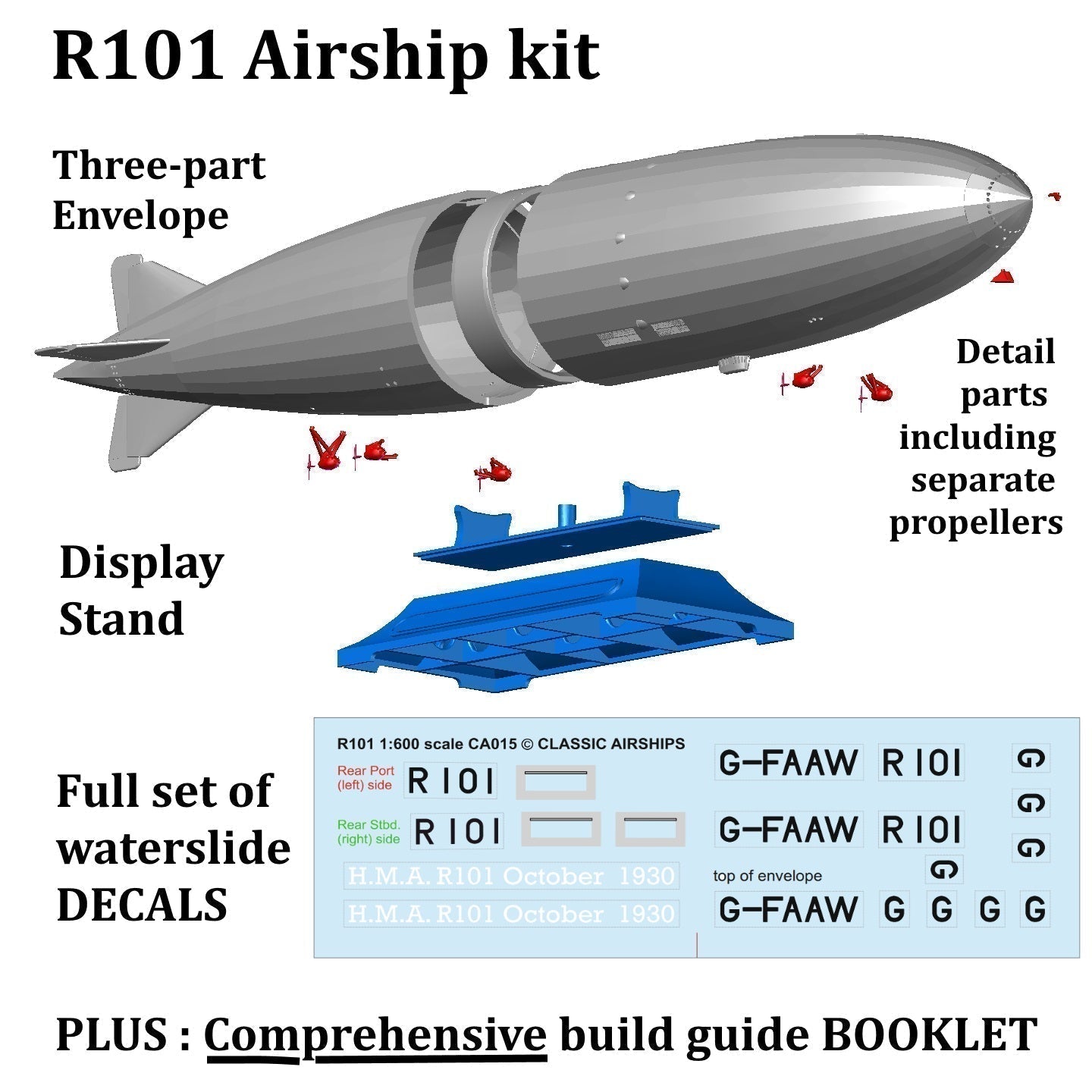 R101 Airship  of 1930 in 1:600 or 1:700 scale