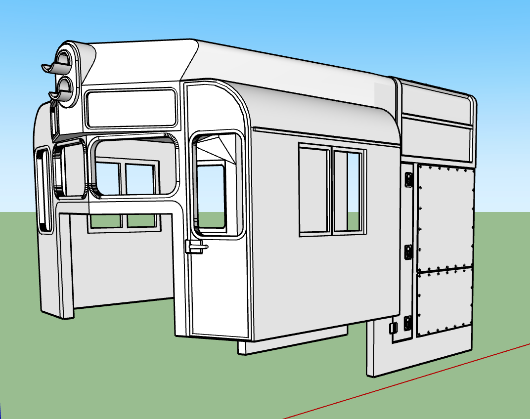 S Scale GP 30 Conversion Cab Kit - Part 1 of 2