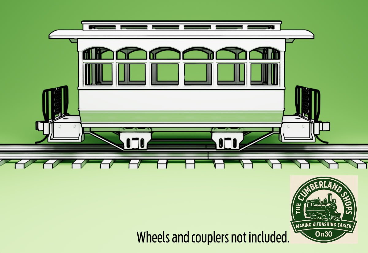 On30 18' Passenger Car - 2 Axle