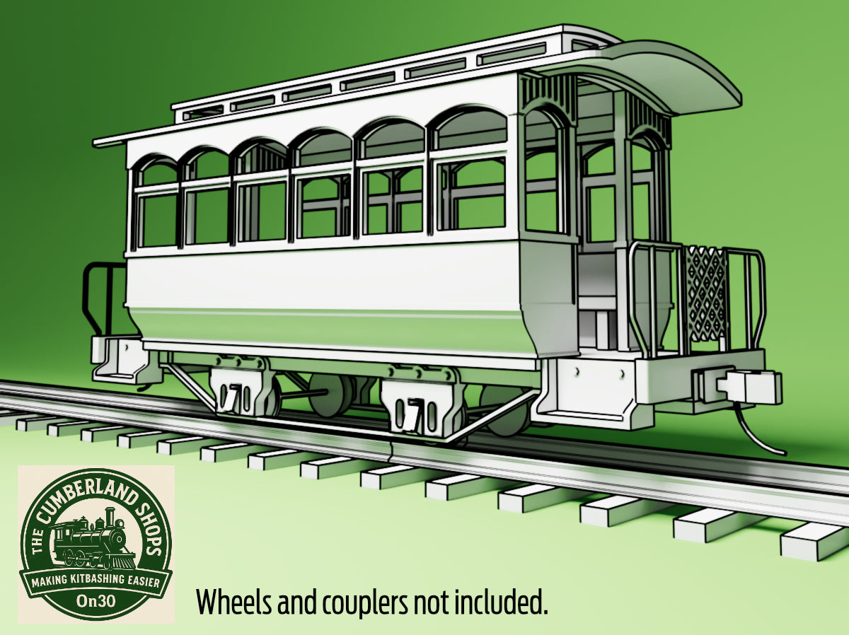 On30 18' Passenger Car - 2 Axle