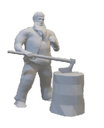 Big Man with an Axe