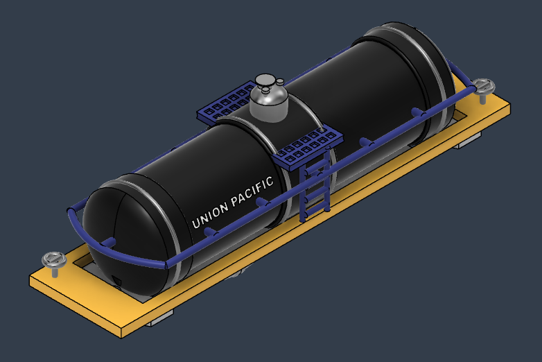 Union Pacific Tank Car - 7105 Gallons Capacity