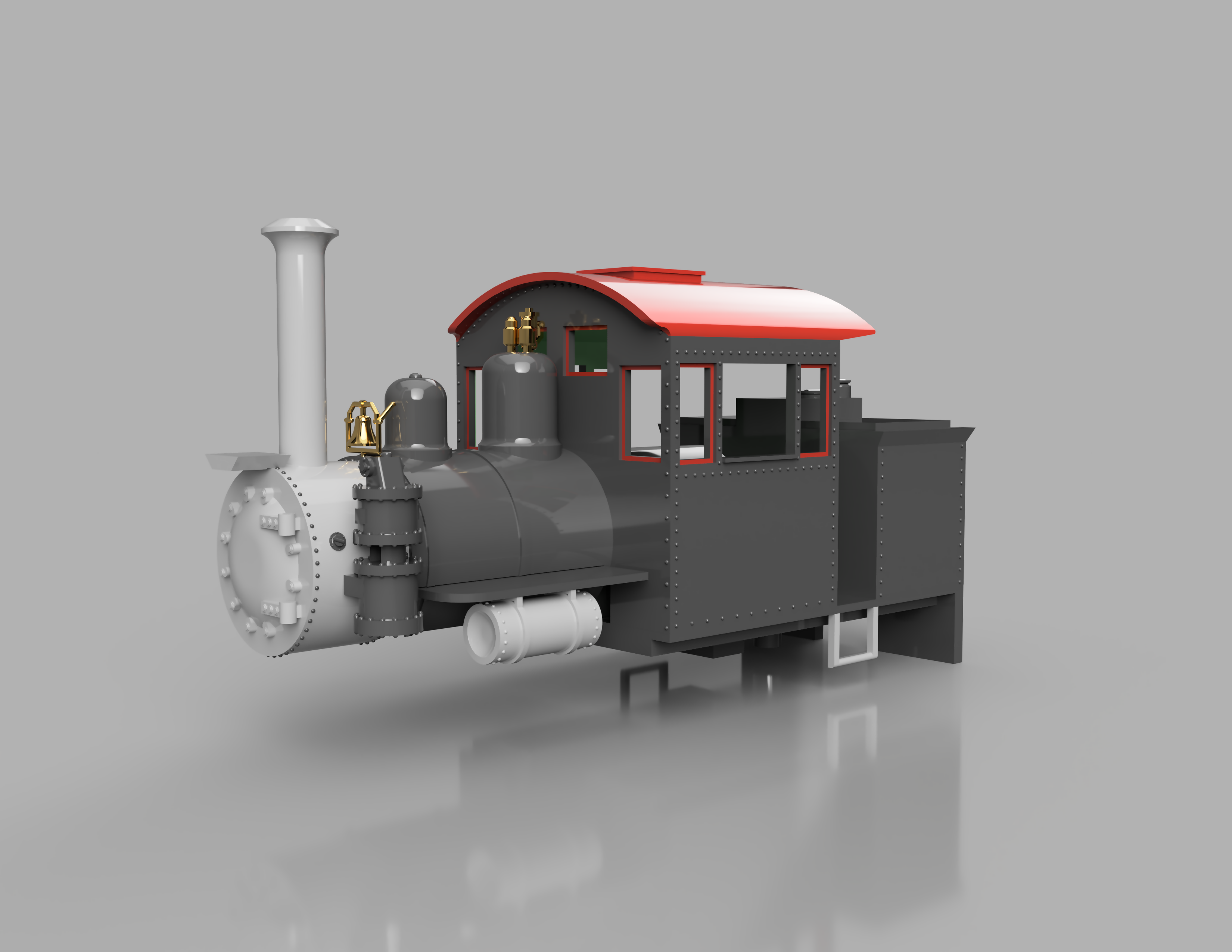 Forney Train LLW Porter Forney v2 On30 – 3Dp Train
