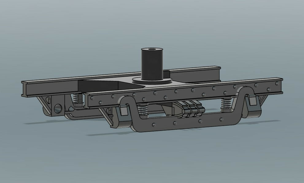 SJP-TK02 McKeen un-powered rear truck