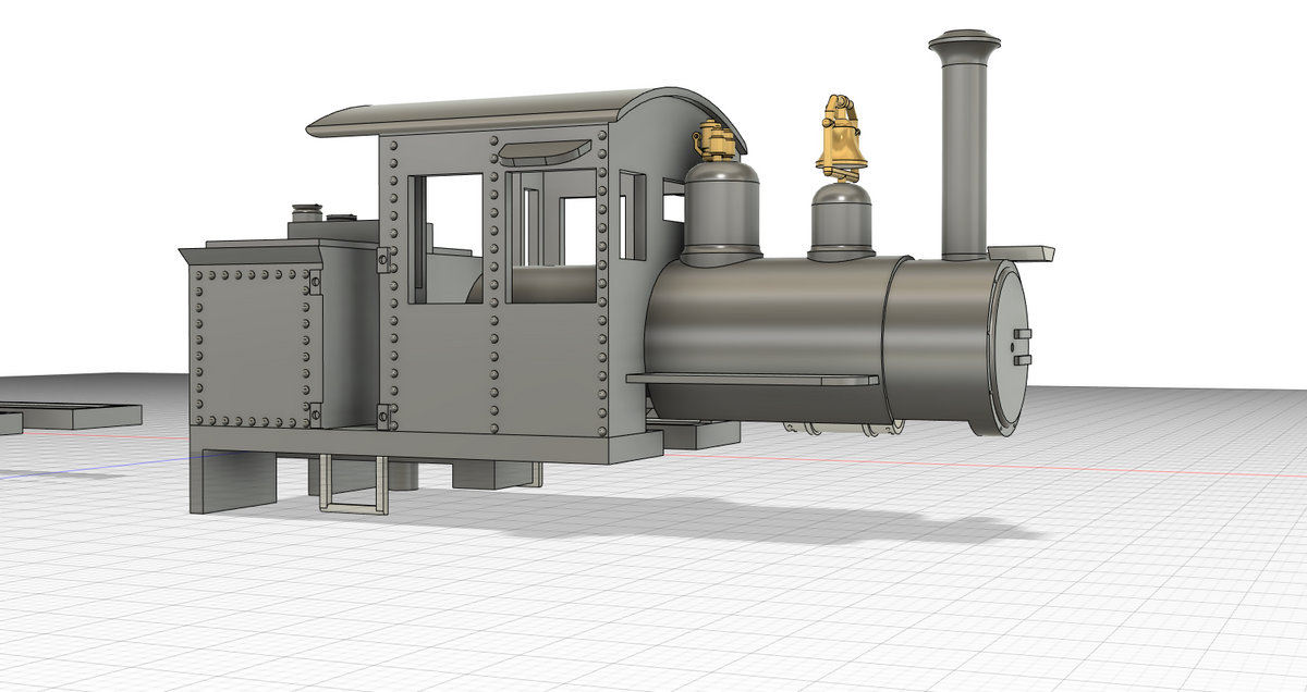 Forney Train LLW PORTER FORNEY PROTOTYPE On30 – 3Dp Train